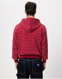 No Problemo - Mini Problemo Stripe Zip Hoodie