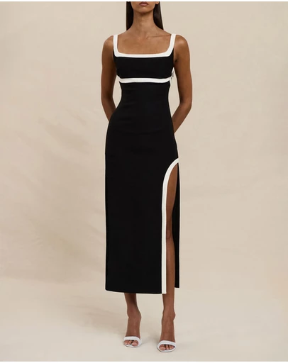 BY JOHNNY. - Saraya Scoop Split Dress