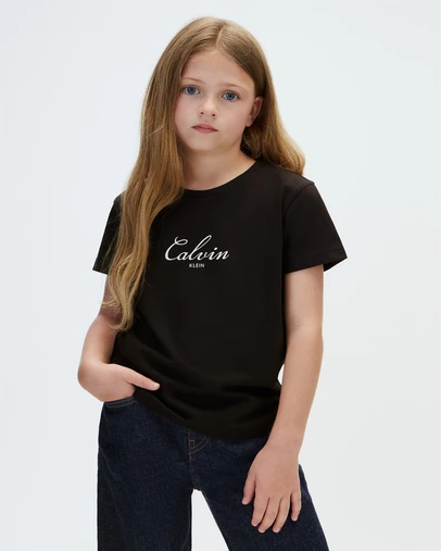 Calvin Klein Jeans - Girls Script Logo T-Shirt
