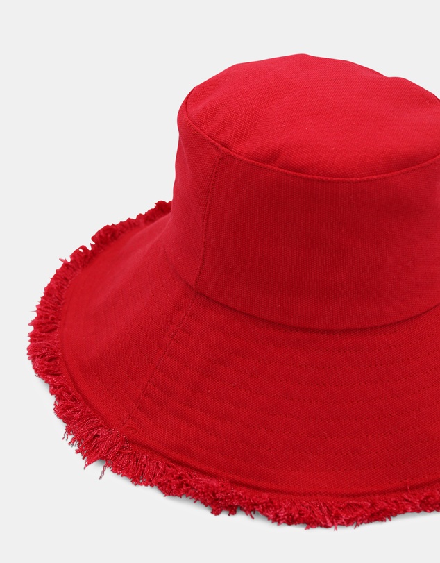 Morgan & Taylor - Cameron Cotton Bucket Hat in Red