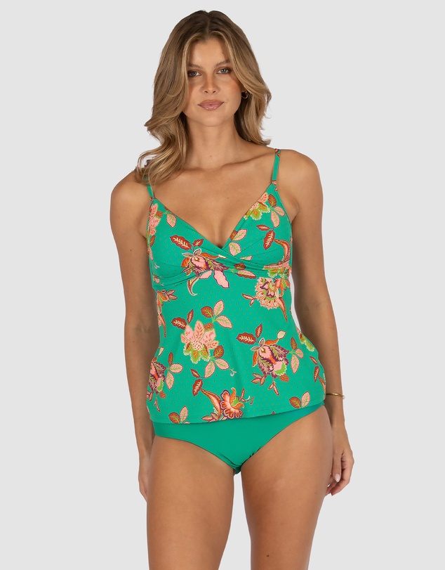 Baku Swimwear - Spice Temple Multi Fit Wrap Singlet Top