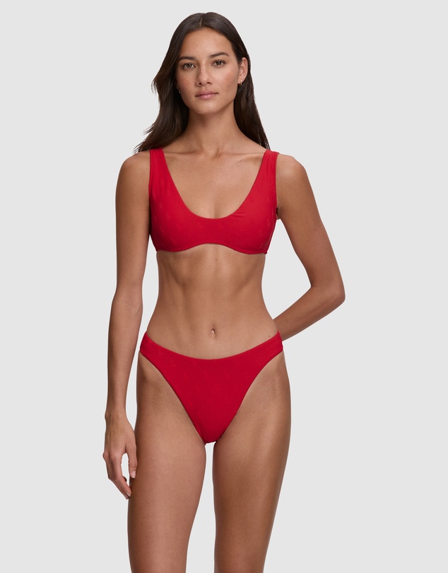 Polo Ralph Lauren - Logo Jacquard High Leg Bikini Bottom