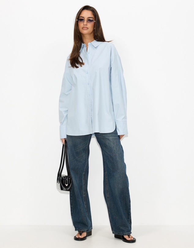 Dazie - Oxford Cotton Oversized Shirt
