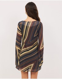 Calli - Lola Long Sleeve Mini Dress