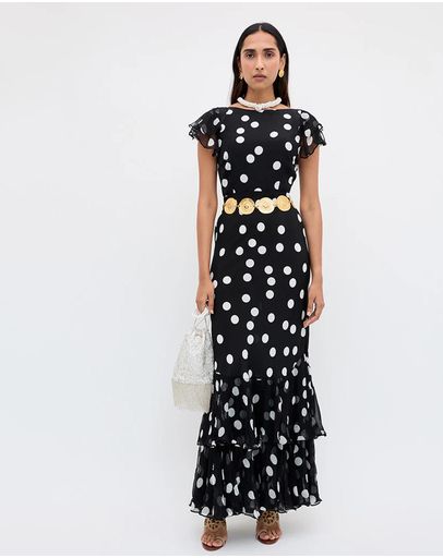 Mono Polka Dot Black