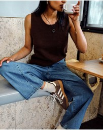 Ceres Life - Margot Mesh Knit Tank