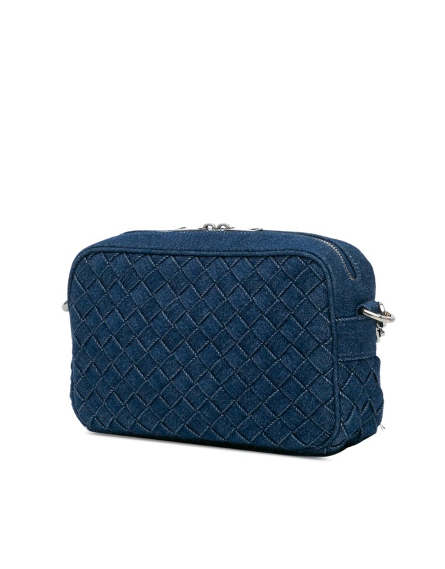 Pre-Loved by Azura Reborn - Pre-Loved bottega veneta Woven Design Adjustable Shoulder Bag with Zip Closure