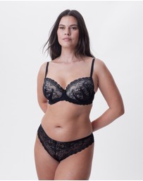 Bras N Things - Posie Brazilian Knicker - Black