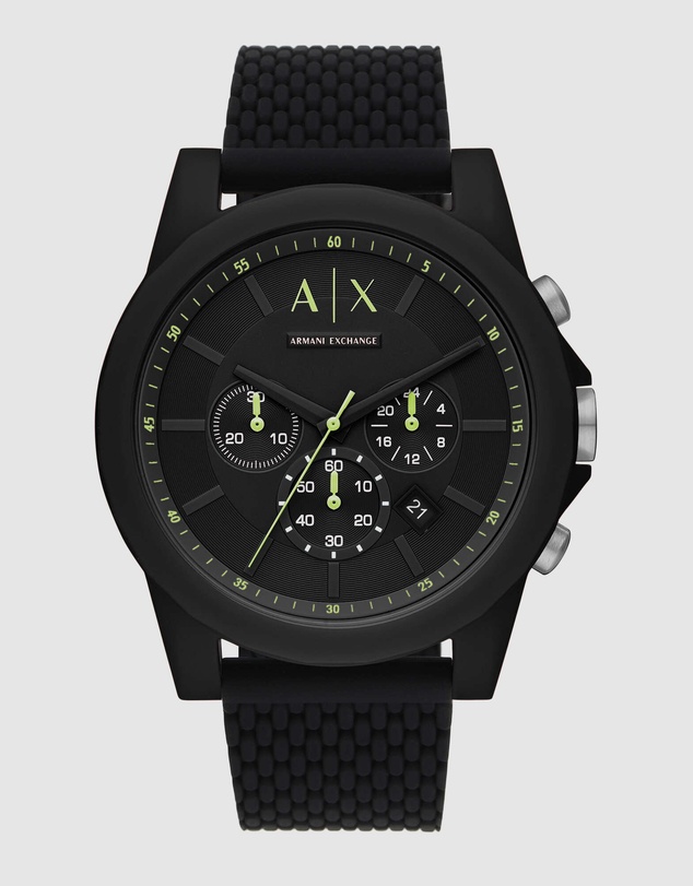 Armani Exchange - Black Chronograph Watch AX1344