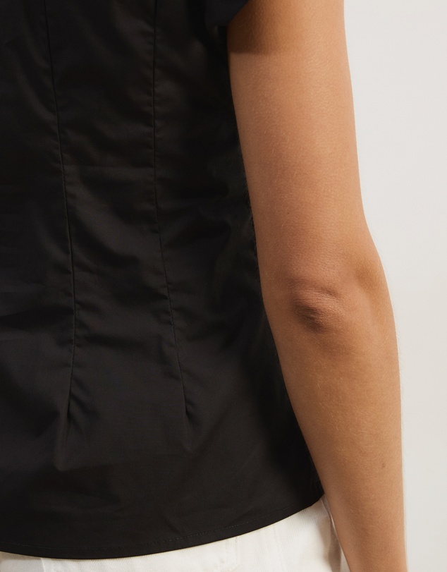 Atmos&Here - Marcy Pin Tuck Short Sleeve Shirt