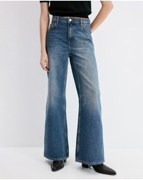 M.N.G - High-Waisted Wide-Leg Jeans