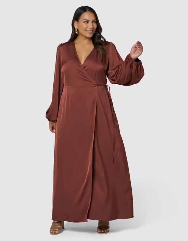 Pink Dusk by Curve Project - Crazy In Love Maxi Dress