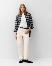 UNISON - Check Oversized Shirt
