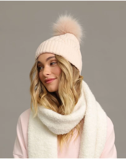 Morgan & Taylor - Miranda Cable Knit Beanie