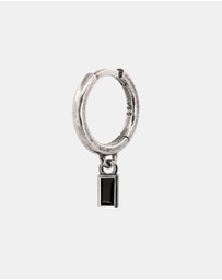 SUE THE BOY - Onyx Baguette Huggie