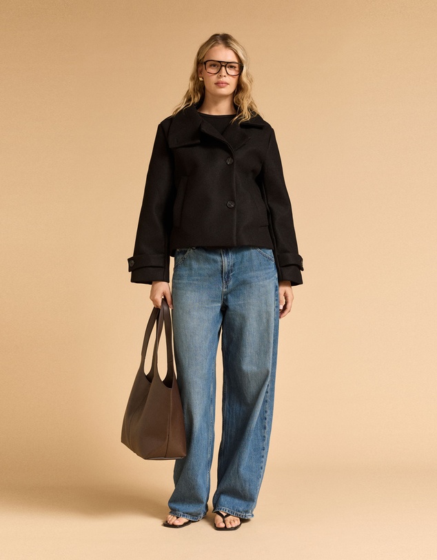 MVN - Short Funnel Neck Jacket