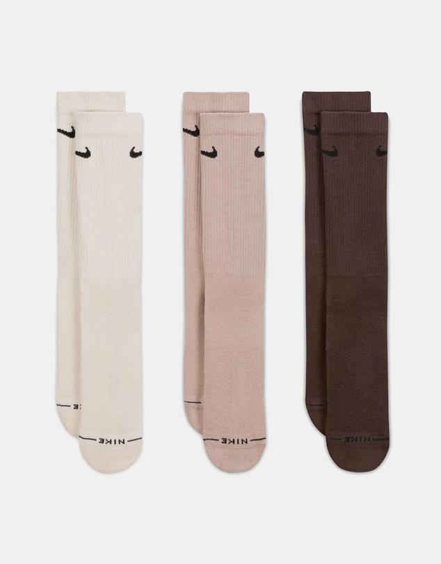 Nike - Nike Everyday Elevated Crew Socks 3-Pack