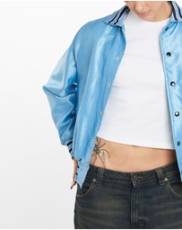Vintage by The Real Deal - Pre Loved - Vintage 80s Satin Bomber Jacket