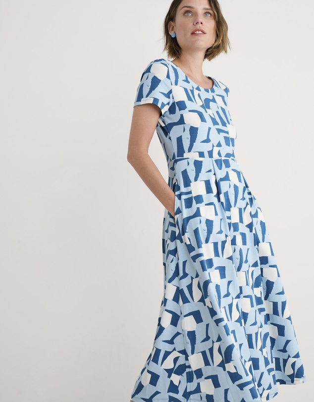 Seasalt - Seasalt Cornwall Blue S/S Veronica Dress