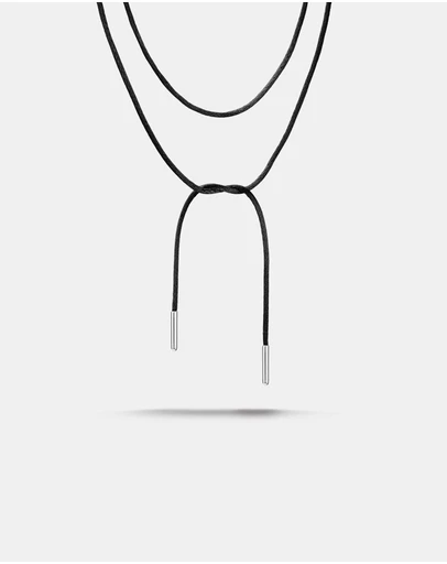 THOMAS SABO - THOMAS SABO Textile Necklace Black
