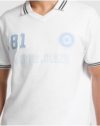 GUESS - GUESS JEANS Eco Soccer Polo T-Shirt