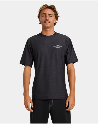 Billabong - Mens Diamond Shoreline Loose Fit Short Sleeve Rashguard