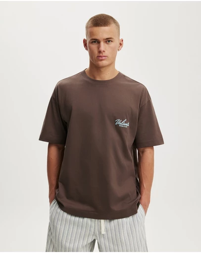 Cotton On - Box Fit Text T-Shirt