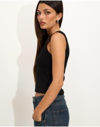 Dazie - Original Organic Cotton Ribbed Tank