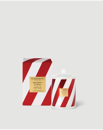 Glasshouse Fragrances - Naughty & Nice 380g Soy Candle