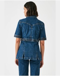 Seventy + Mochi Denim - Ani Jacket in Voyager Vintage