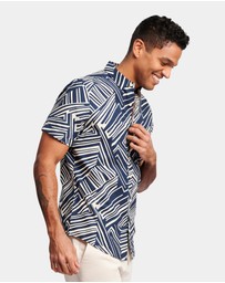 Brooksfield - Abstract Print Casual Shirt