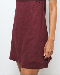 AERE - Lylah Linen Mini Dress
