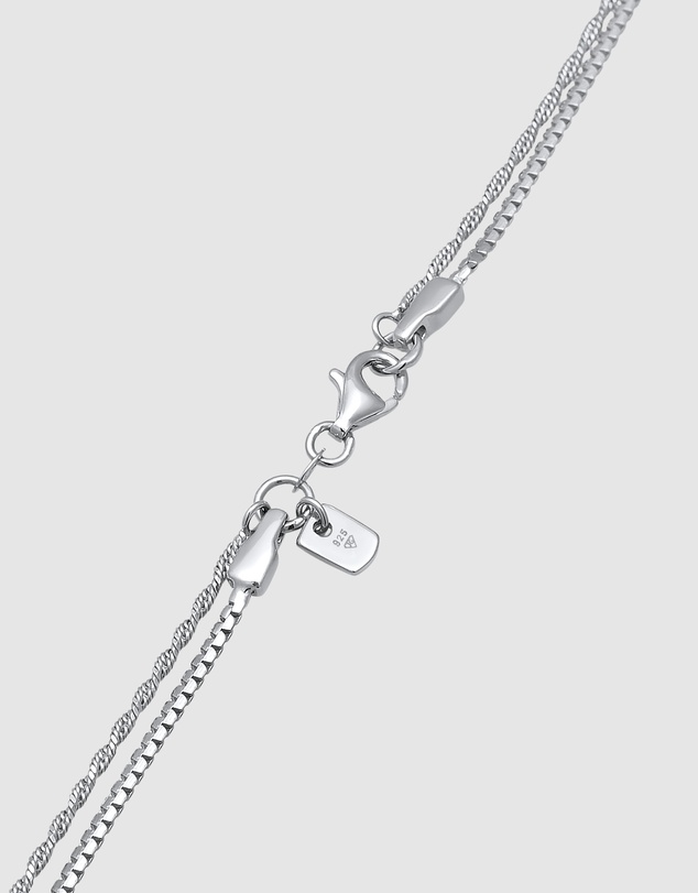 Kuzzoi - ICONIC EXCLUSIVE - Layered Crucifix Pendant Necklace in 925 Silver