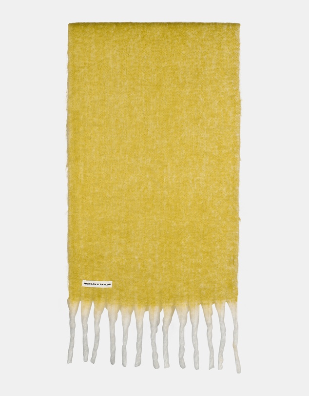 Morgan & Taylor - Cosette Chunky Two-Toned Scarf in Yellow