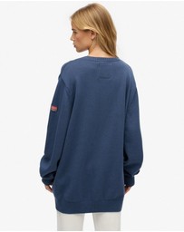 Superdry - Oversized V Neck Jumper