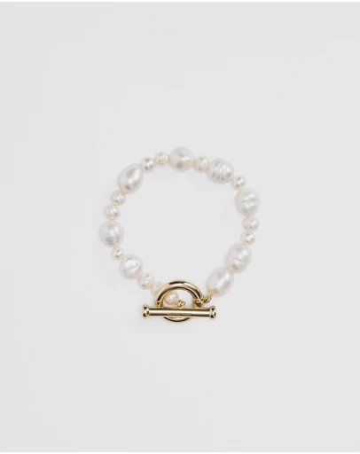 Country Road - Lila Freshwater Pearl Bracelet