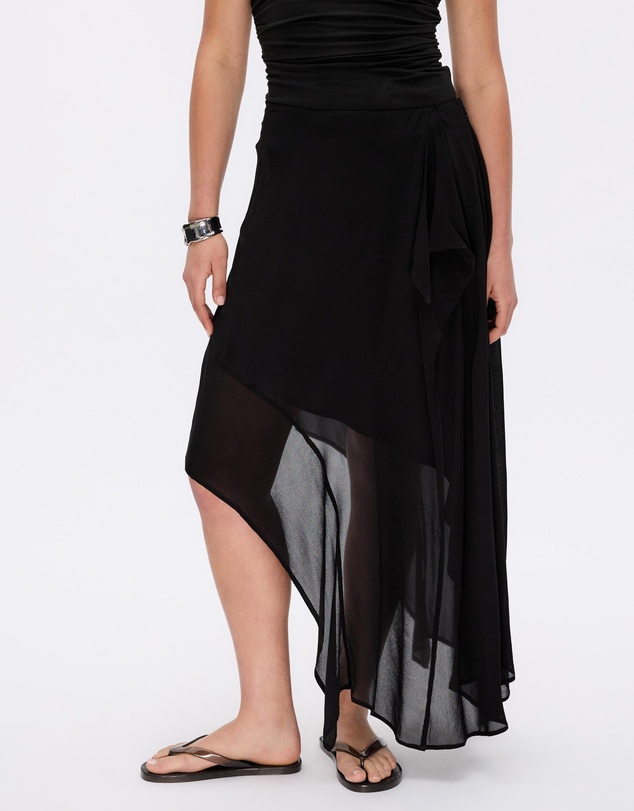 Minima Esenciales - Lucy Asymmetrical Midi Skirt