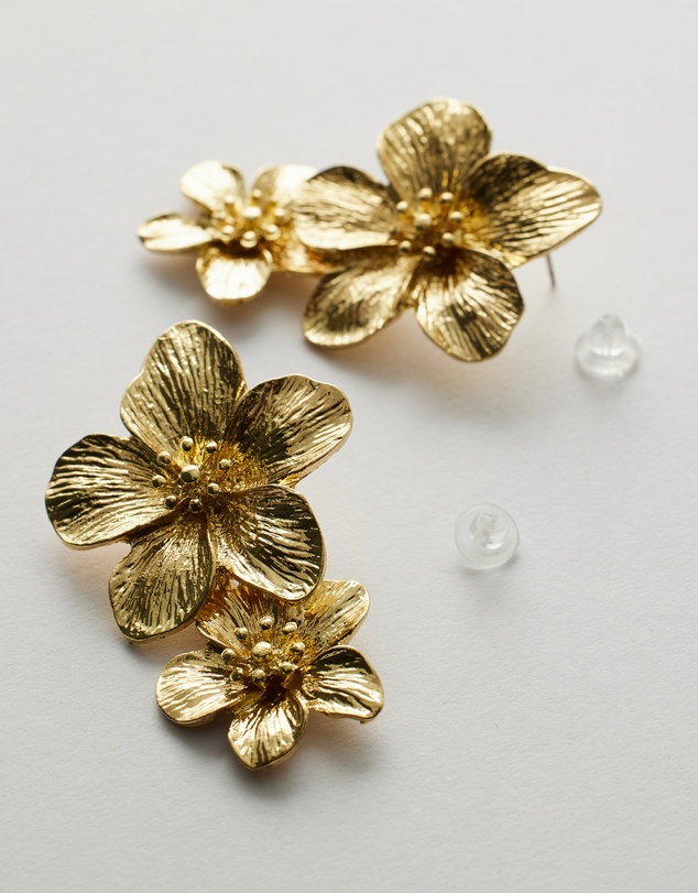 Moira Hughes - The White Label - Lisa Flower Earrings