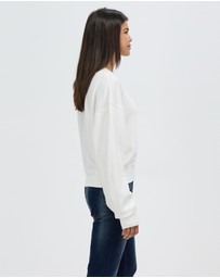 DRICOPER DENIM - Gemma Ivory Loose Sweats