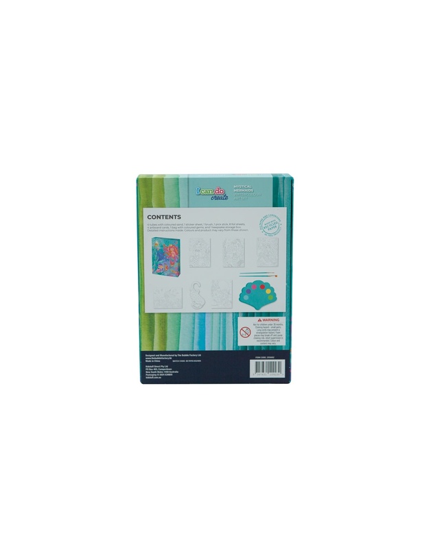 Icando - Mystical Mermaids Watercolour Art Set