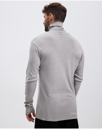 Surrounded By Ghosts - The Atacamite Rib Knit Turtle Neck T-Shirt