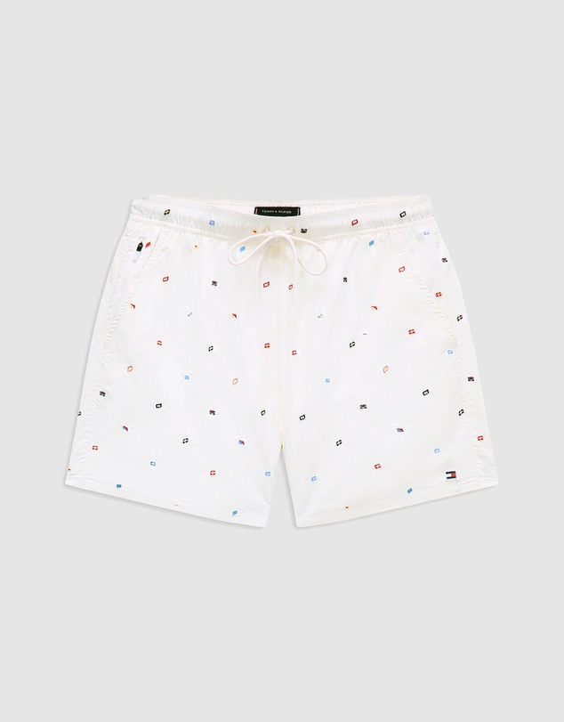 Tommy Hilfiger - Medium Drawstring Critter Swim Shorts
