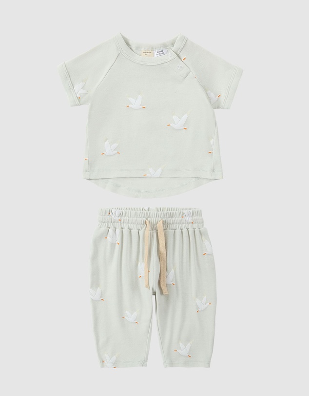 Susukoshi - Boxy Tee x Pant Set
