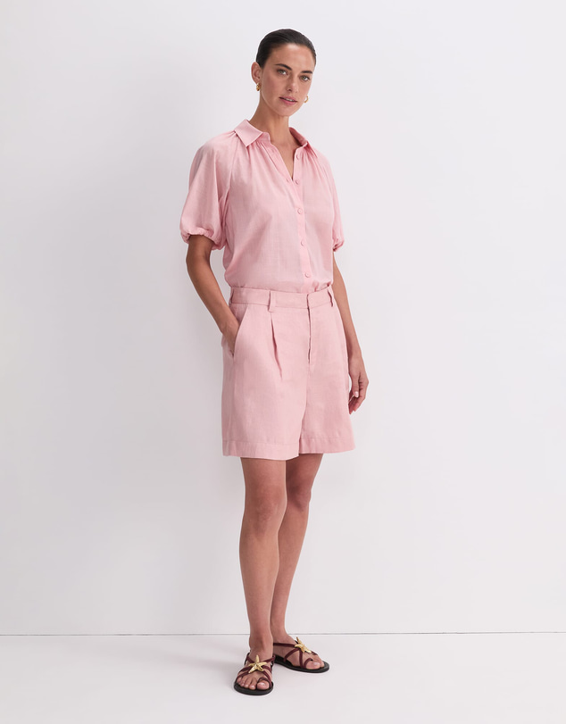 Sportscraft - Jamie Linen Pleat Short