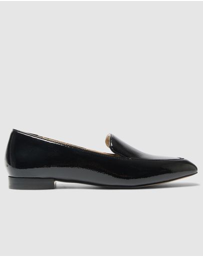 BLACK CRINKLE PATENT
