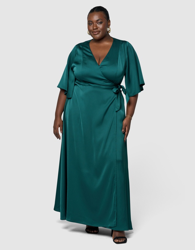 Pink Dusk by Curve Project - Glitz and Glam Maxi Dress
