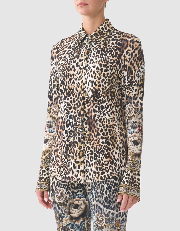 Camilla - Fitted Jersey Shirt