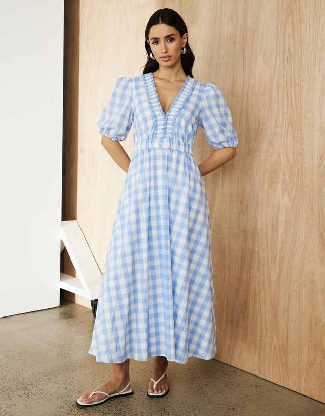 Atmos&Here - Penny Gingham Maxi Dress