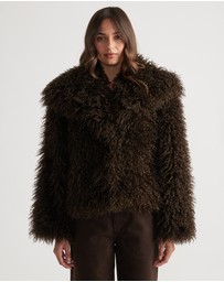 Decjuba - Sophia Faux Fur Jacket