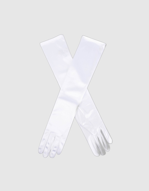 DENTS - Semi Sheen Satin Elbow Length Evening Gloves